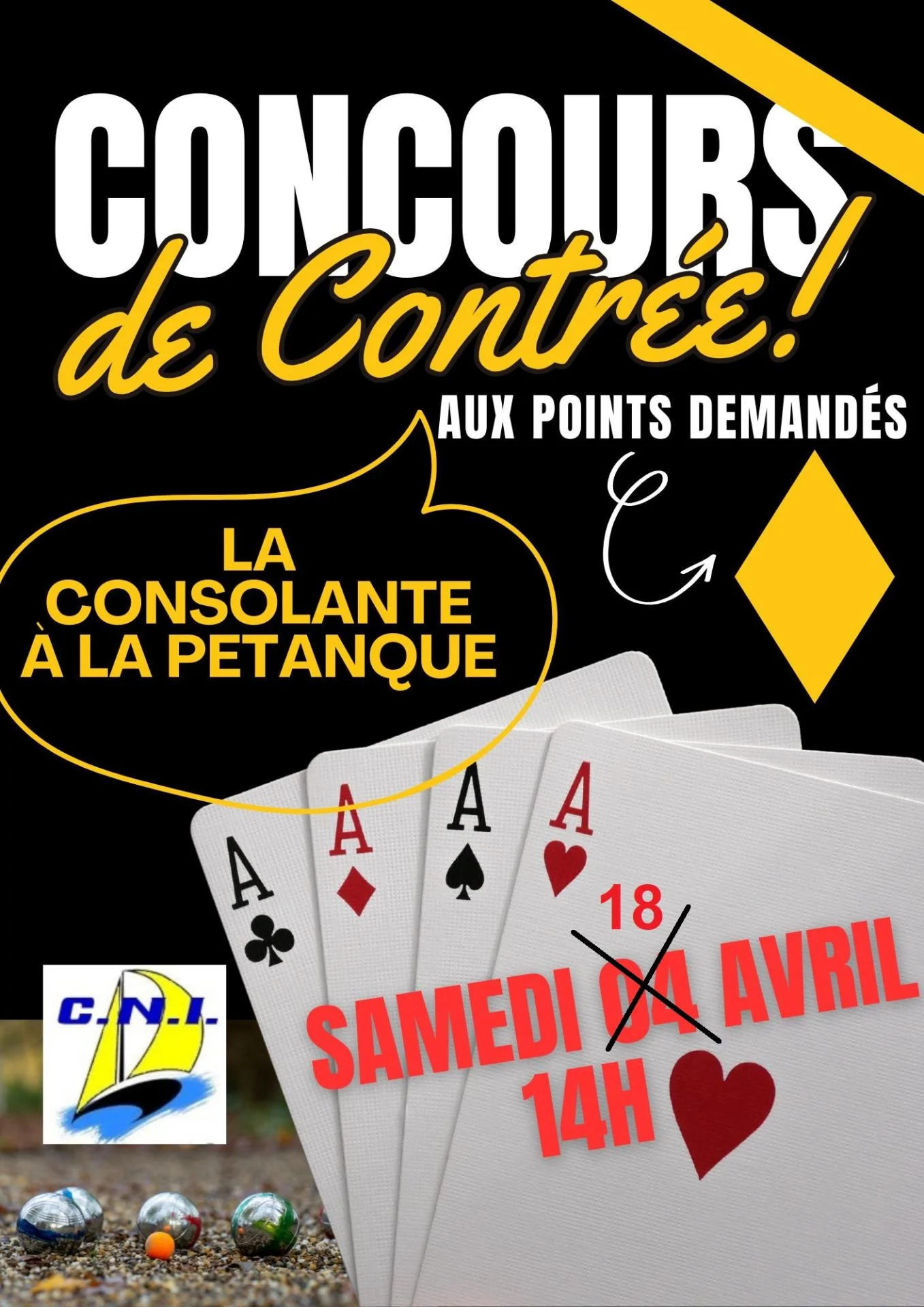 Contree petanque